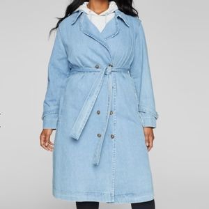 Fashion to figure Katrina Denim Trench Coat